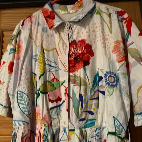 Eshaki Shirt Dress with Pretty Detail - Picture 4 of 5